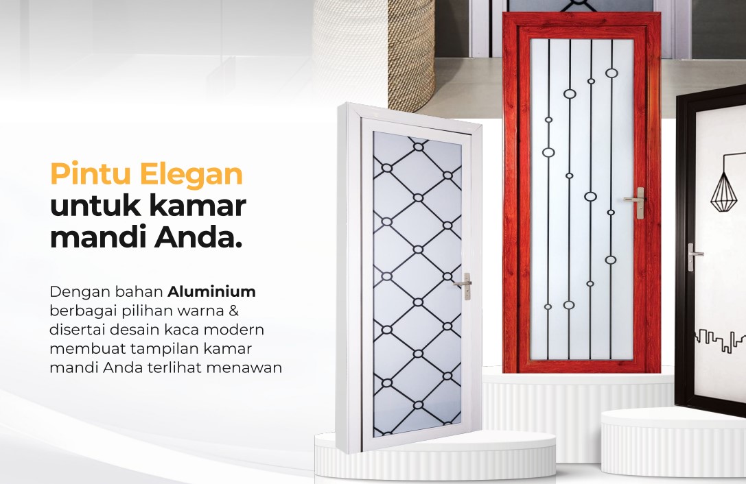 Fortress Jual Pintu Aluminium di Wilayah Karawang Kualitasnya Mantap