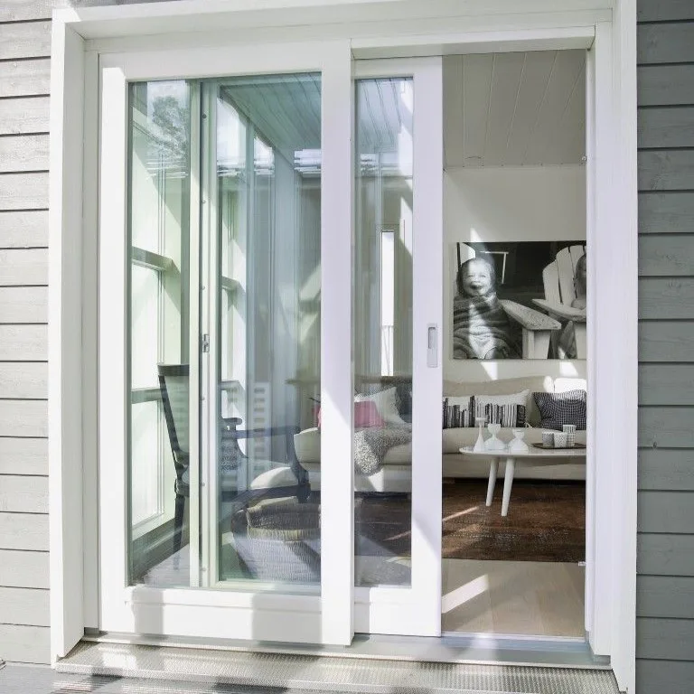 Desain Pintu Sliding Aluminium Full Kaca