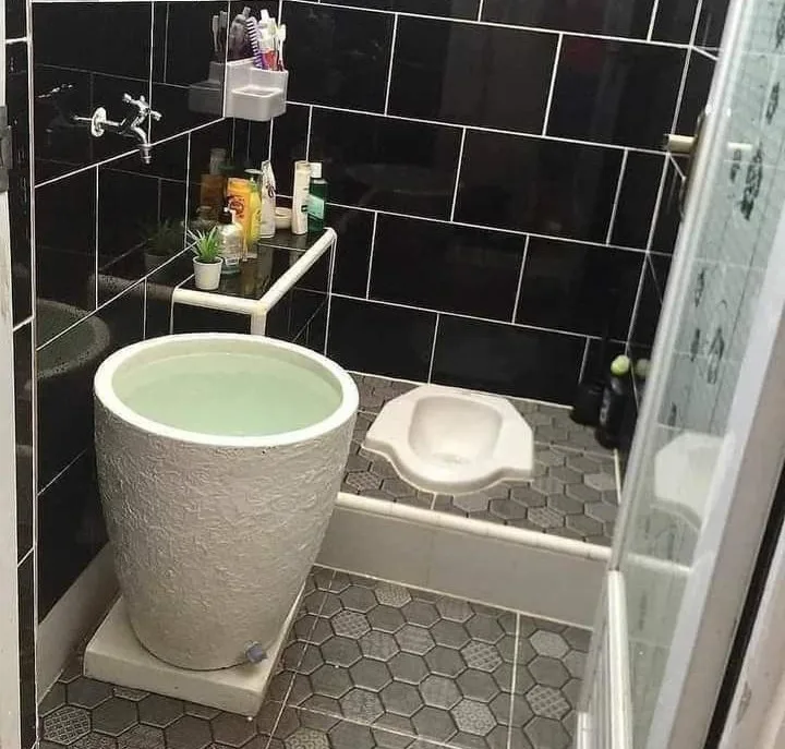 model kamar mandi minimalis dengan bak air minimalis