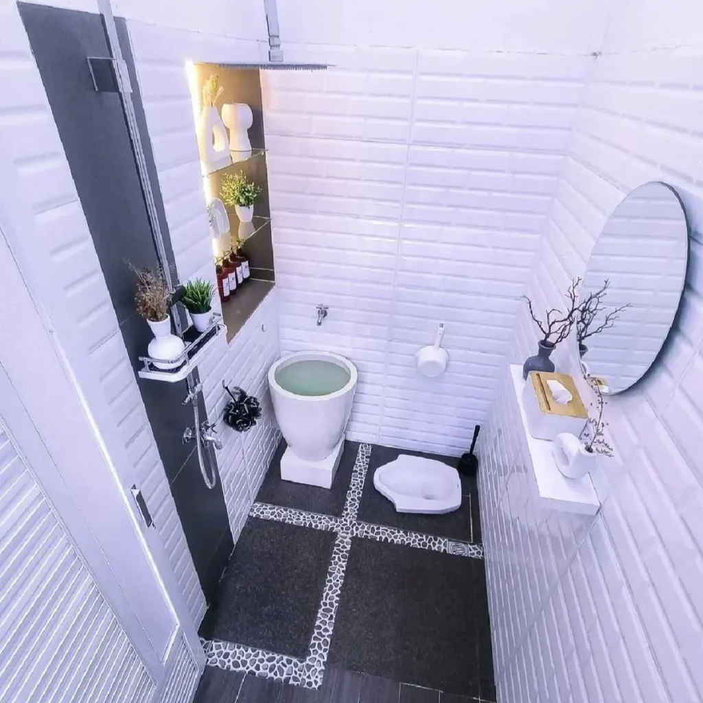 Desain Kamar Mandi WC Jongkok Putih