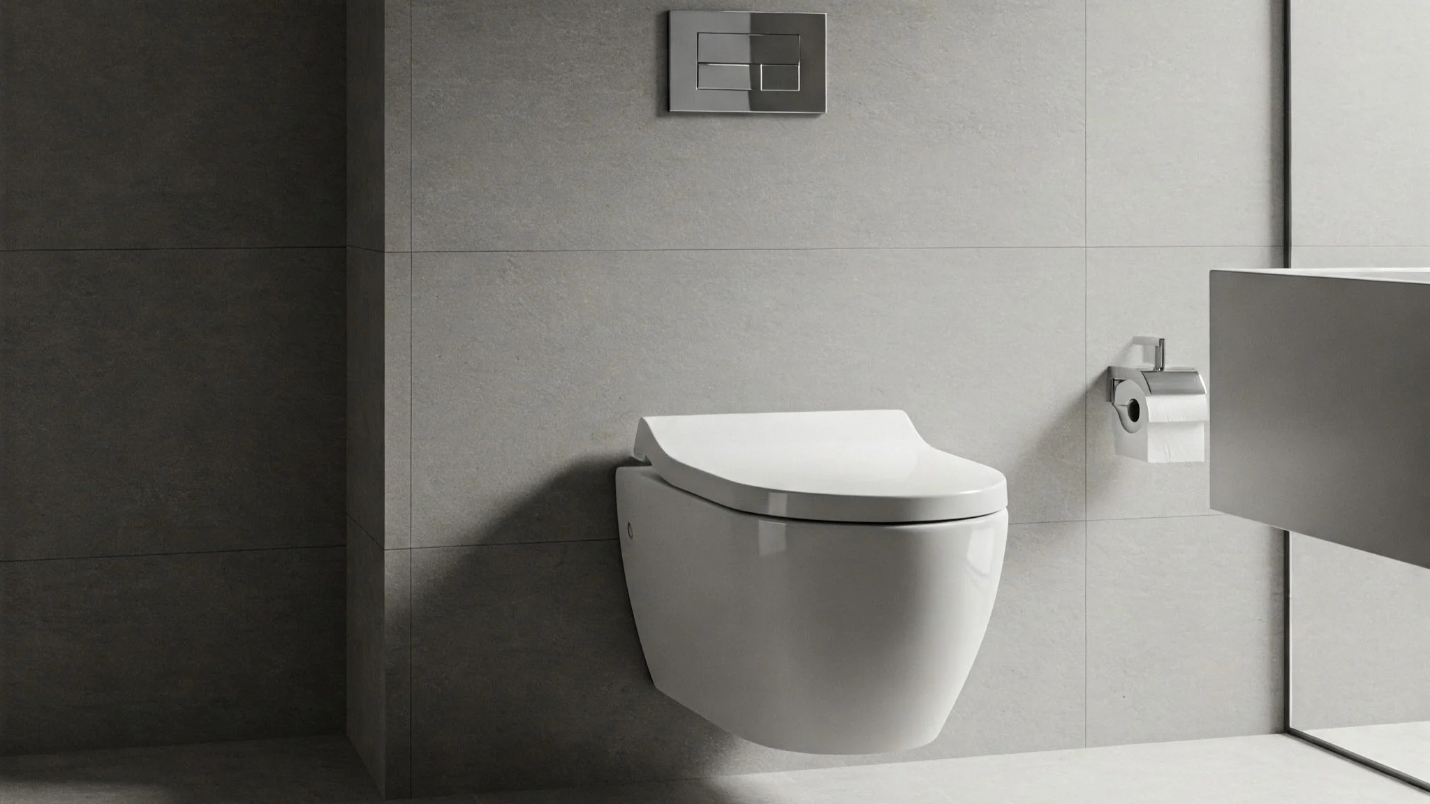 3 Inspirasi Desain Kamar Mandi Minimalis WC Duduk