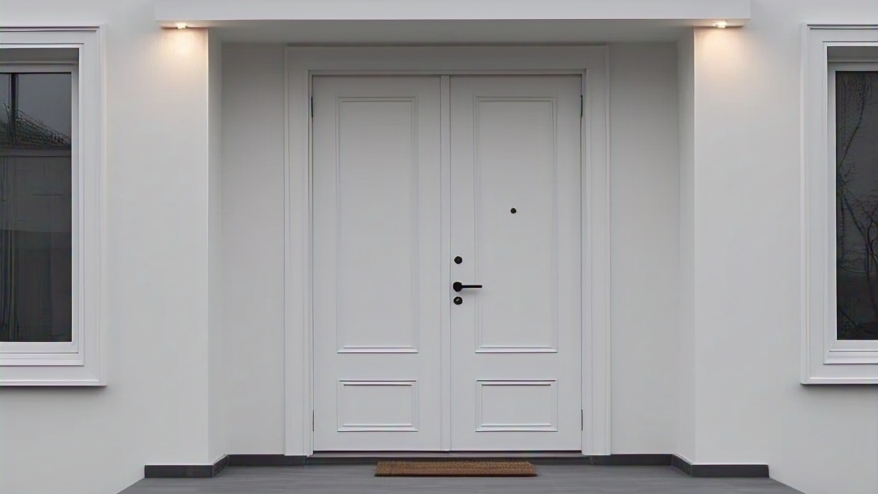 Cuma Disini! Jual Pintu Rumah Modern Putih Desain Terkini