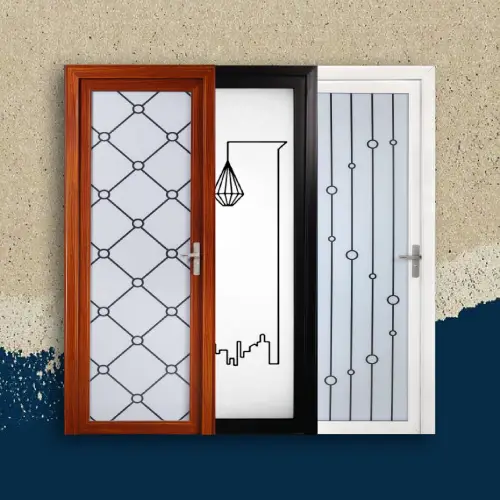 pintu aluminium rumah subsidi