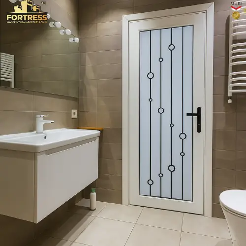 Pintu Kamar Mandi Minimalis yang Tampak Mewah