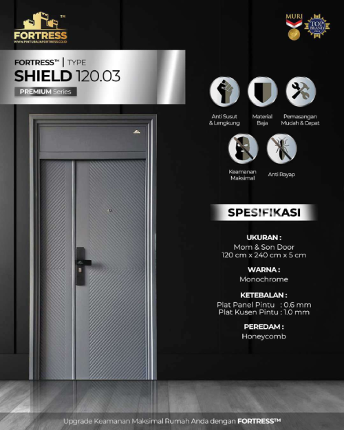 Pintu Baja Fortress Shield 120.03