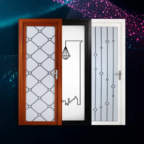 pintu aluminium fortress minimalis