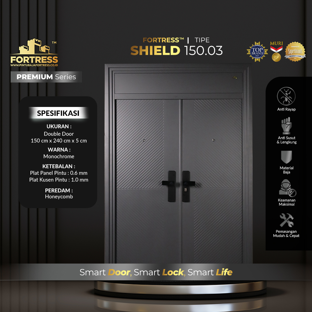 Pintu Baja Fortress Shield 150.03