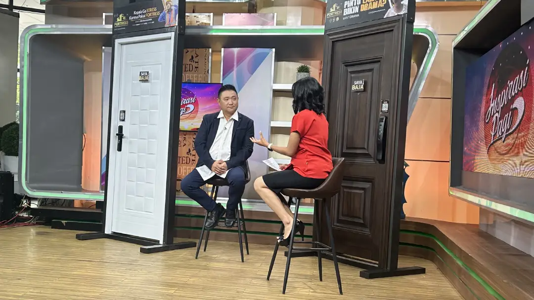 Fortress Tampil di Inspirasi Pagi TVOne: Hadirkan Inovasi Pintu Modern Berbahan Baja & Aluminium
