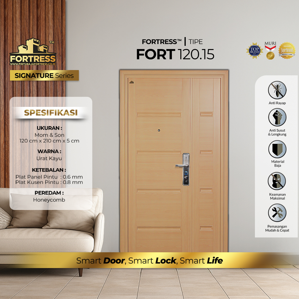 pintu baja Fortress tipe FORT 120.15