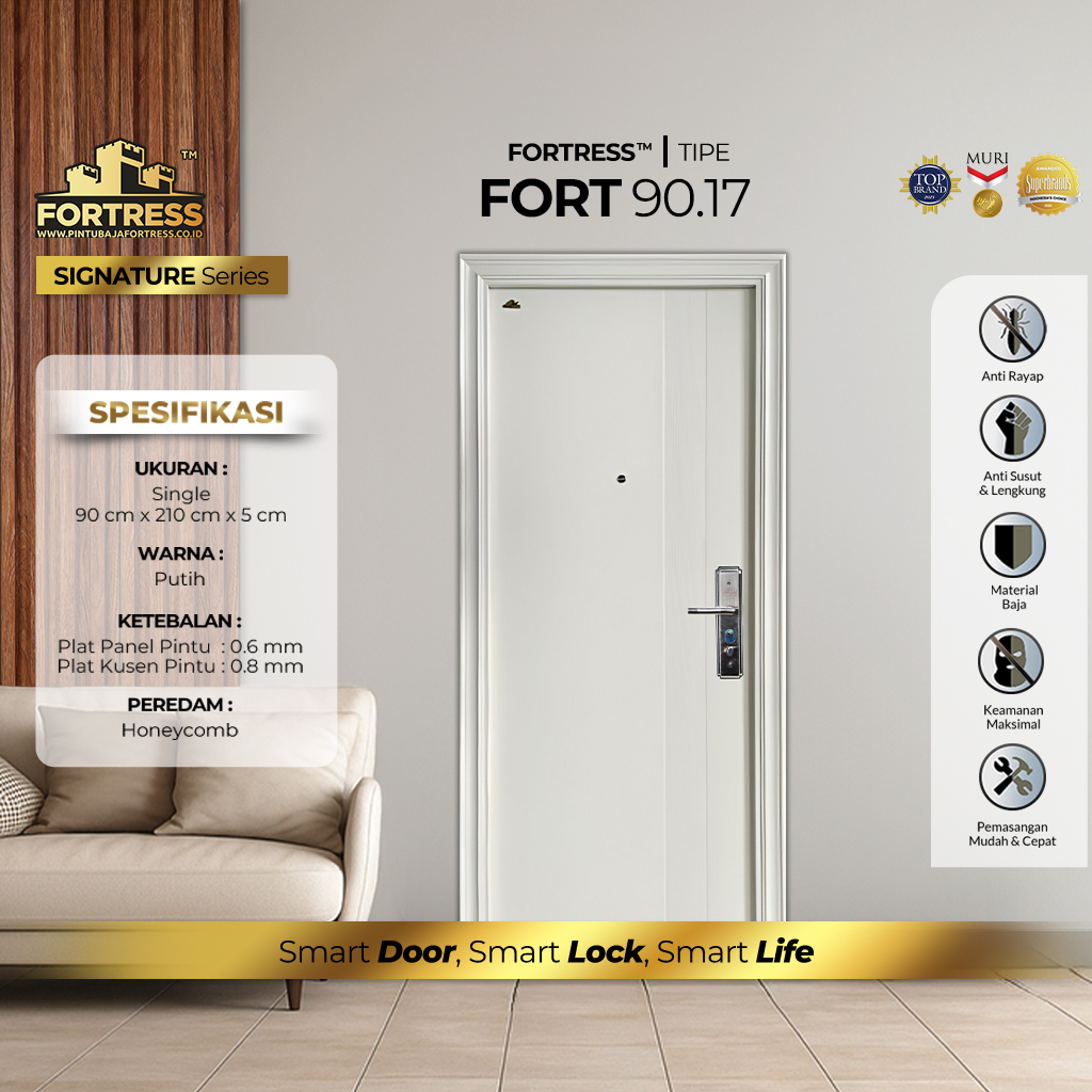 pintu baja fortress tipe fort 90.17
