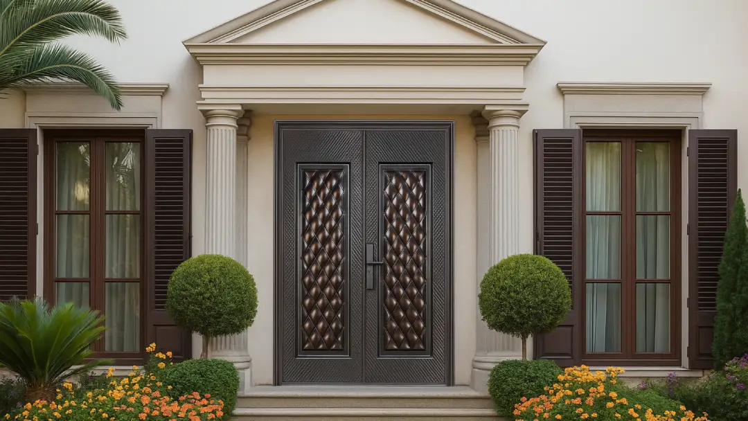 Super Elegan! Ini Desain Pintu Rumah Klasik Terbaik