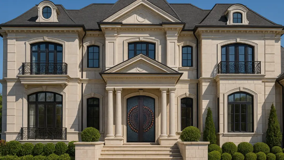 Fasad dengan Pintu Rumah Mewah yang sering dipakai artis indonesia