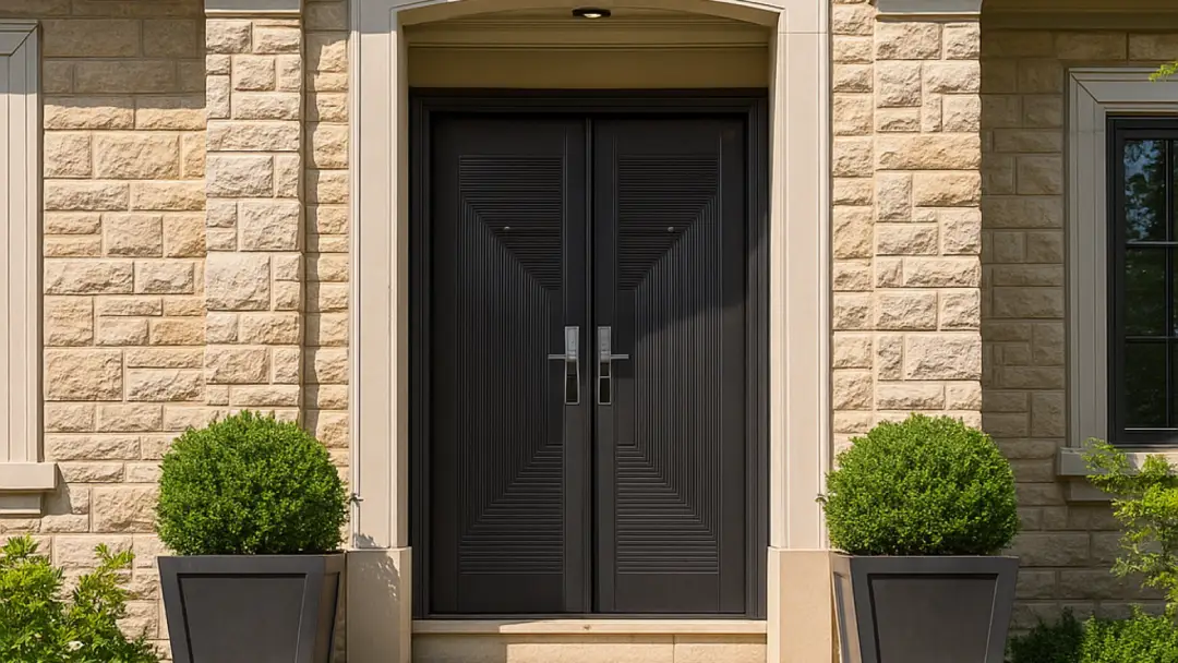 Jual Pintu Rumah Warna Hitam Desain Terpopuler untuk Rumah Kekinian