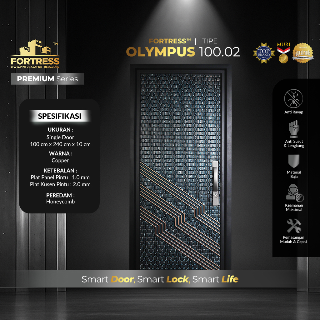 Pintu Baja Fortress Olympus 100.02