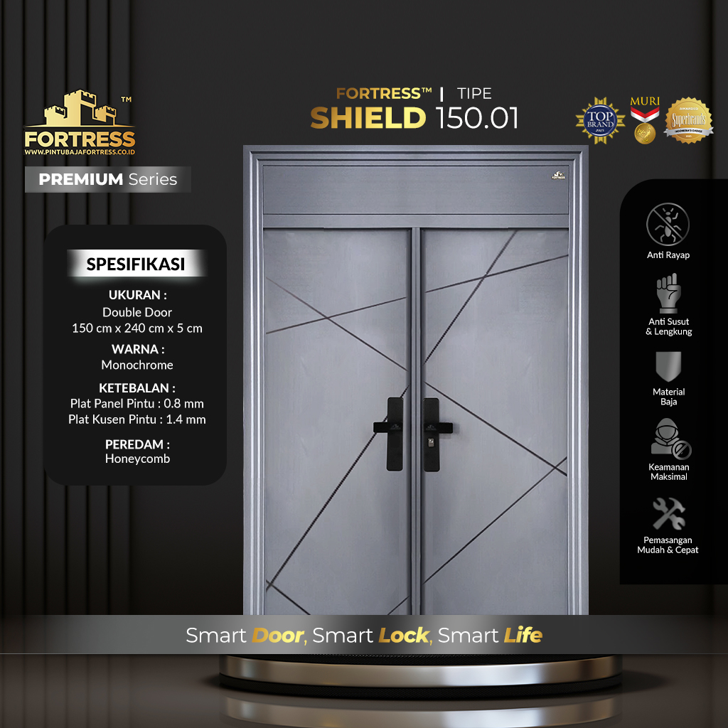 Pintu Baja Fortress Shield 150.01