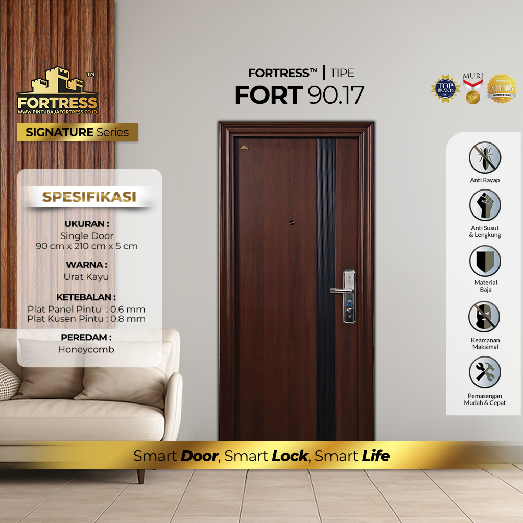 pintu baja fortress tipe fort 90.17