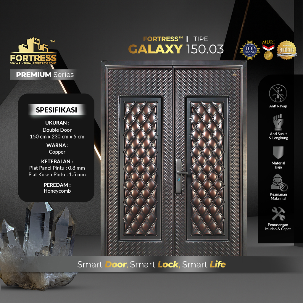pintu baja fortress tipe galaxy 150.03