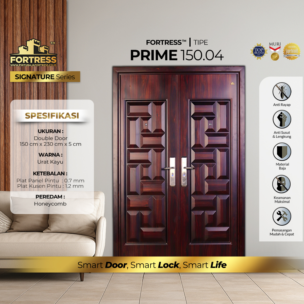 pintu baja fortress tipe prime 150.04
