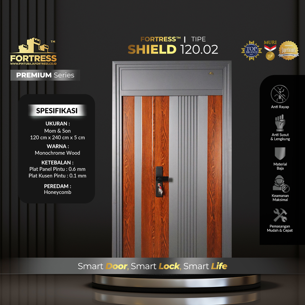 Pintu Baja Fortress Tipe Shield 120.02