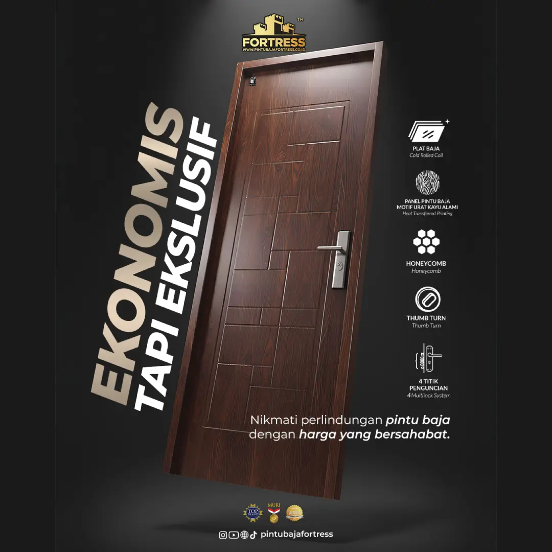 pintu rumah murah merk fortress