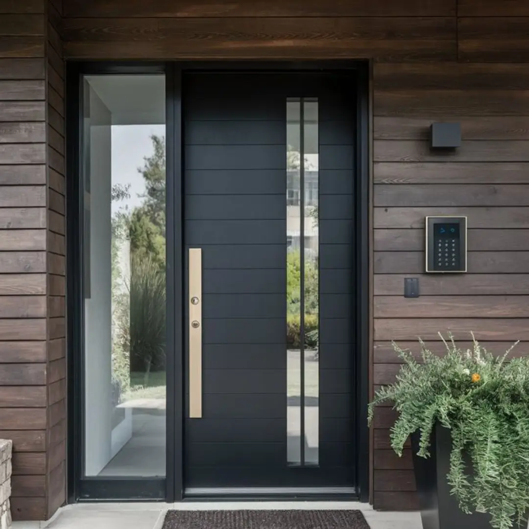 Pintu Alumunium Panel Kaca