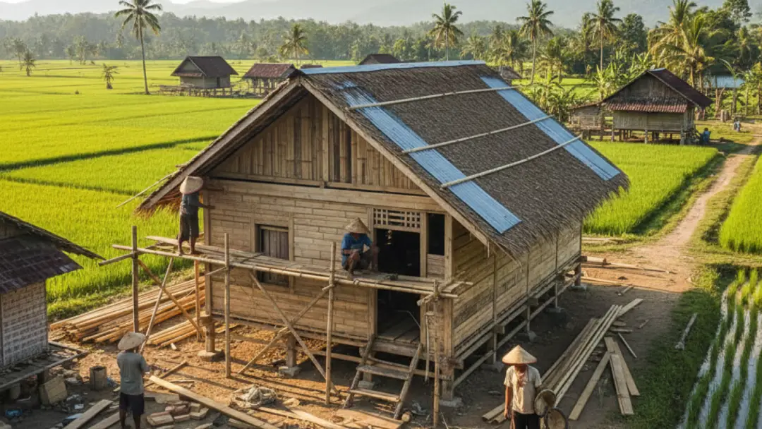 Murah! Ini Detail Bangun Rumah 50 Juta di Kampung & Spesifikasinya