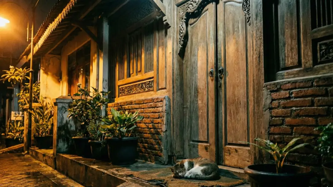 Pertanda Kucing Tidur di Depan Pintu Rumah, Apa yang Akan Terjadi?
