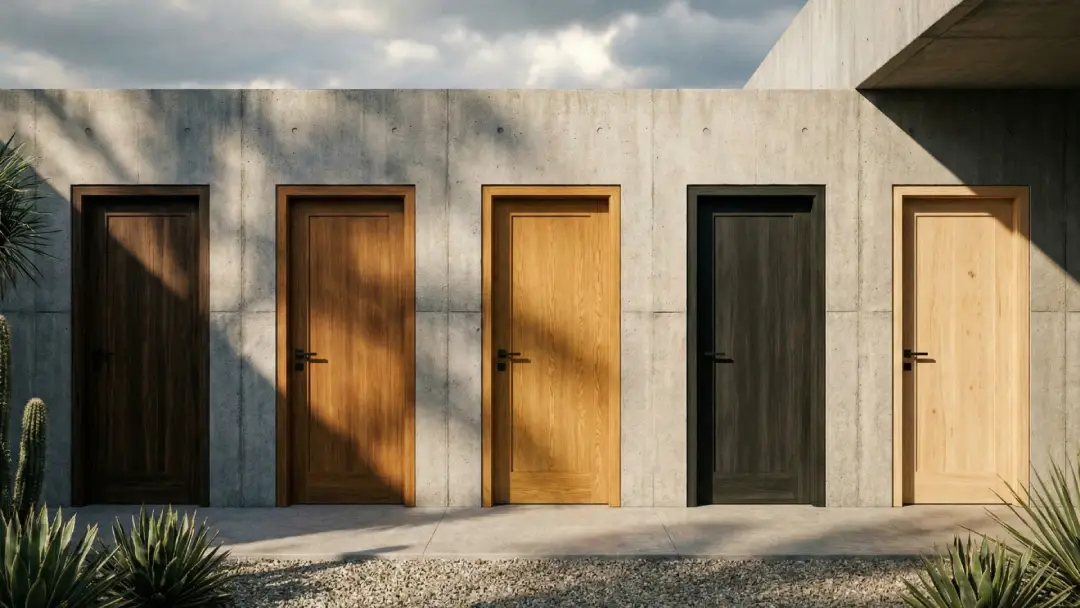 Banyak yang Salah Pilih! Ini Warna Plitur Pintu Rumah Minimalis yang Pas