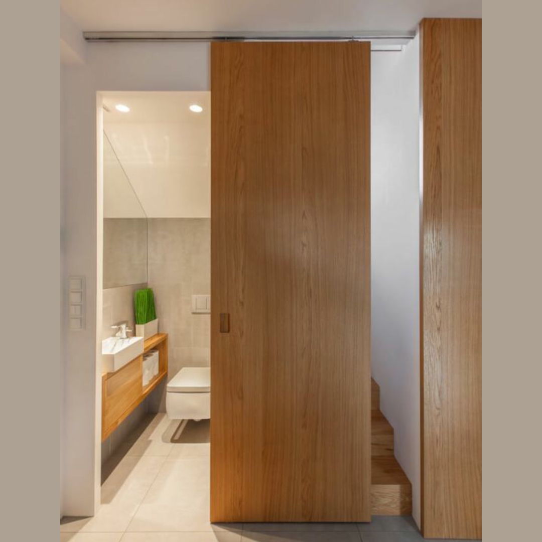 Pintu Sliding Kayu Full Plafon