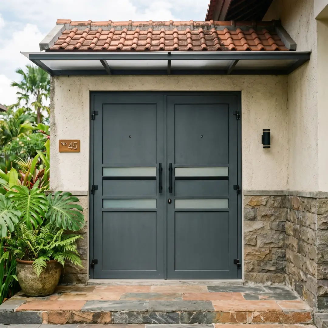 gambar pintu aluminium kupu tarung