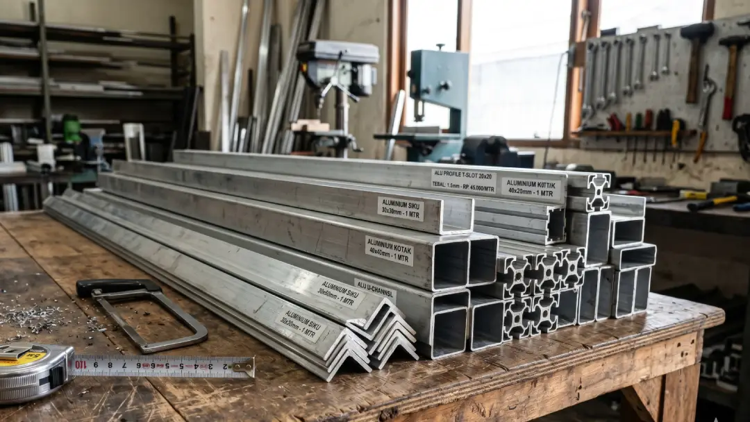 harga aluminium per meter