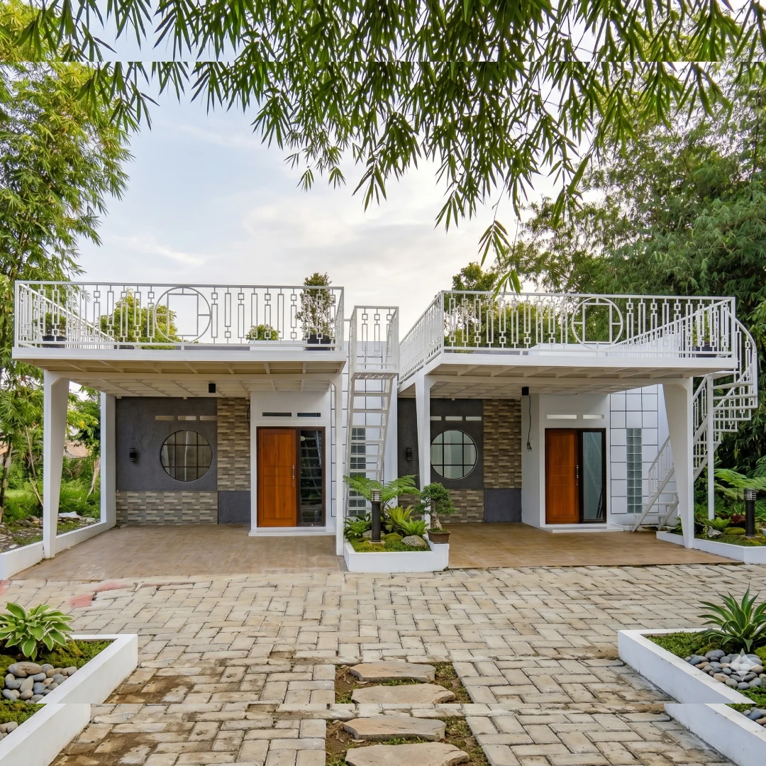 Rooftop Putih Minimalis