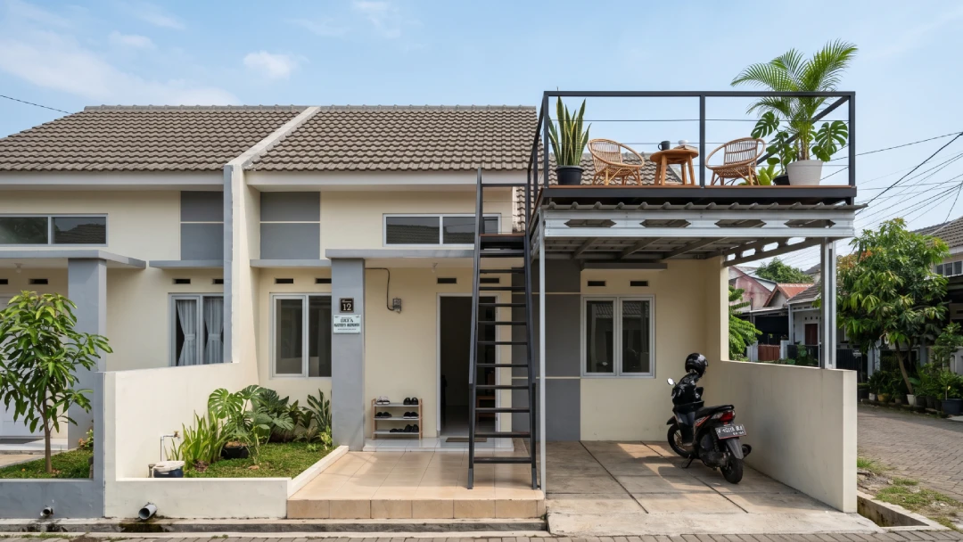 rooftop rumah type 36