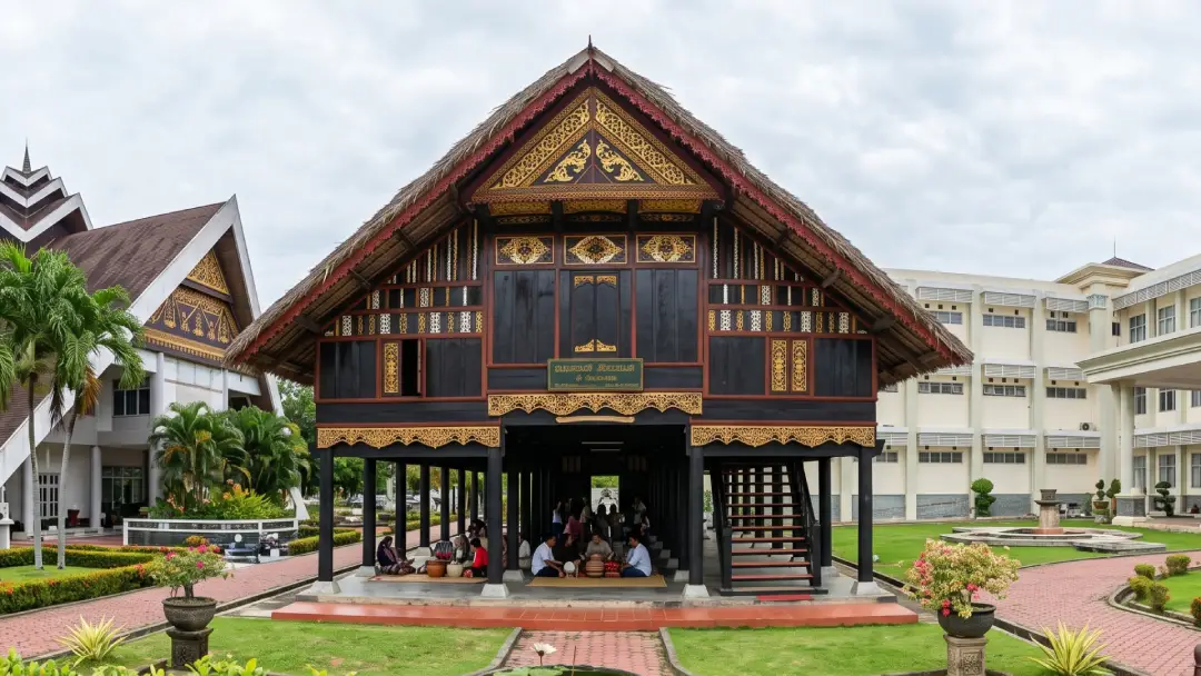 rumah adat aceh krong bade