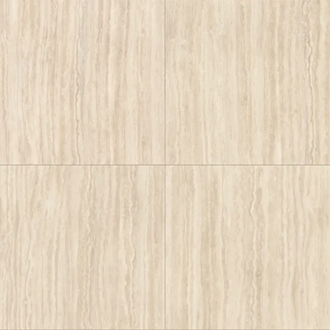 Keramik Warna Cream Motif Kayu Terang
