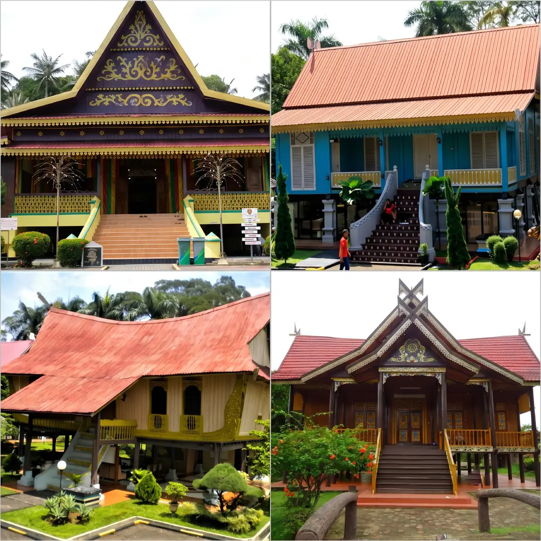 macam rumah adat riau