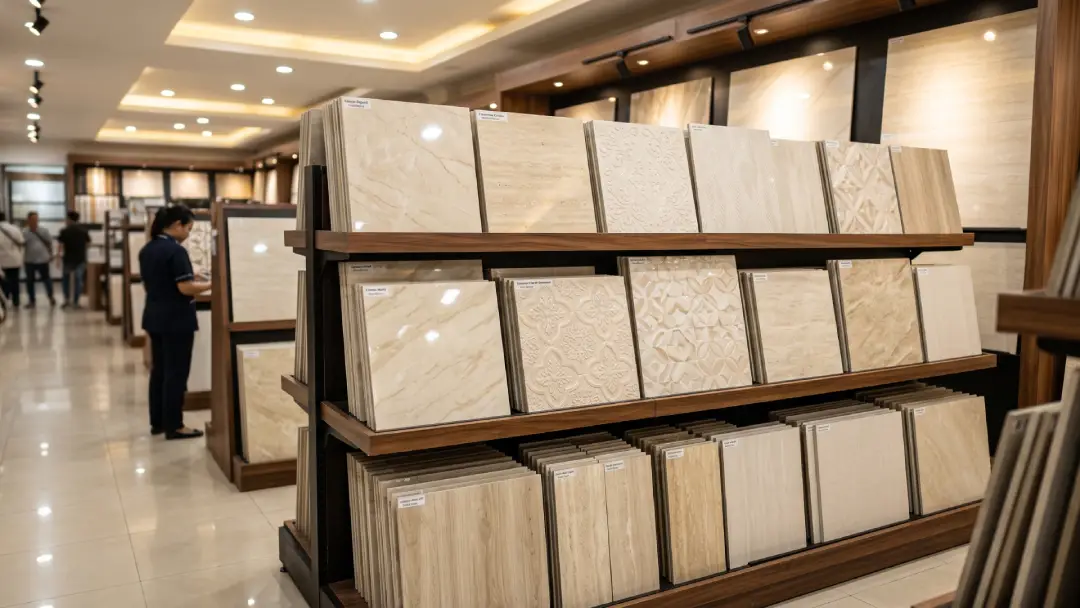 Bikin Tetangga Iri! Keramik Warna Cream Motif Premium yang Elegan