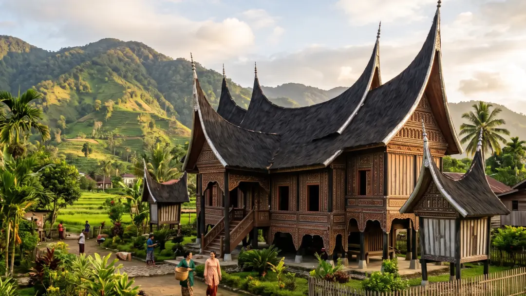 rumah adat minang gadang