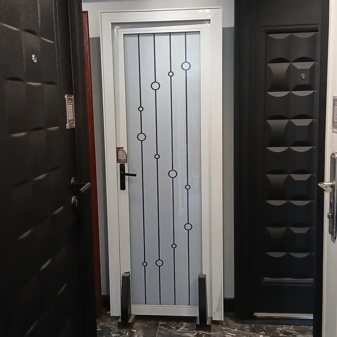foto asli pintu kamar mandi mewah merk fortress aluminos