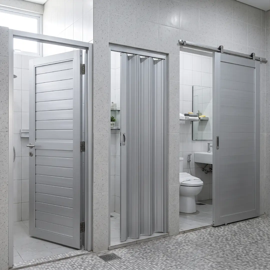 harga pintu kamar mandi aluminium berdasarkan modelnya
