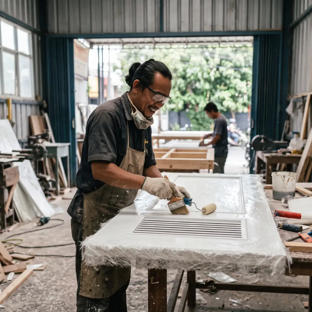 pintu fiber kamar mandi