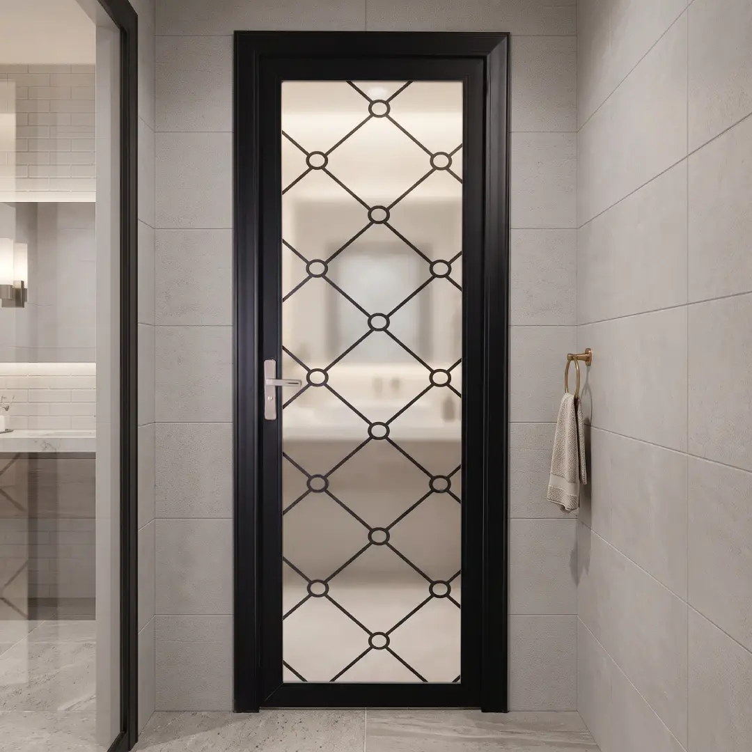 pintu kamar mandi aluminium merk fortress aluminos