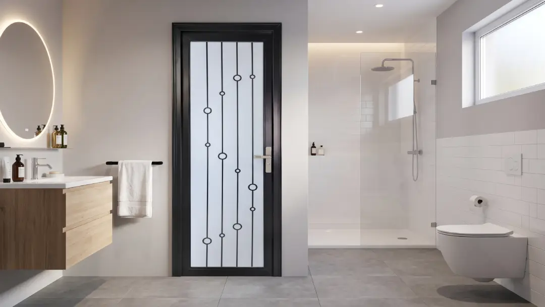 pintu kamar mandi aluminium