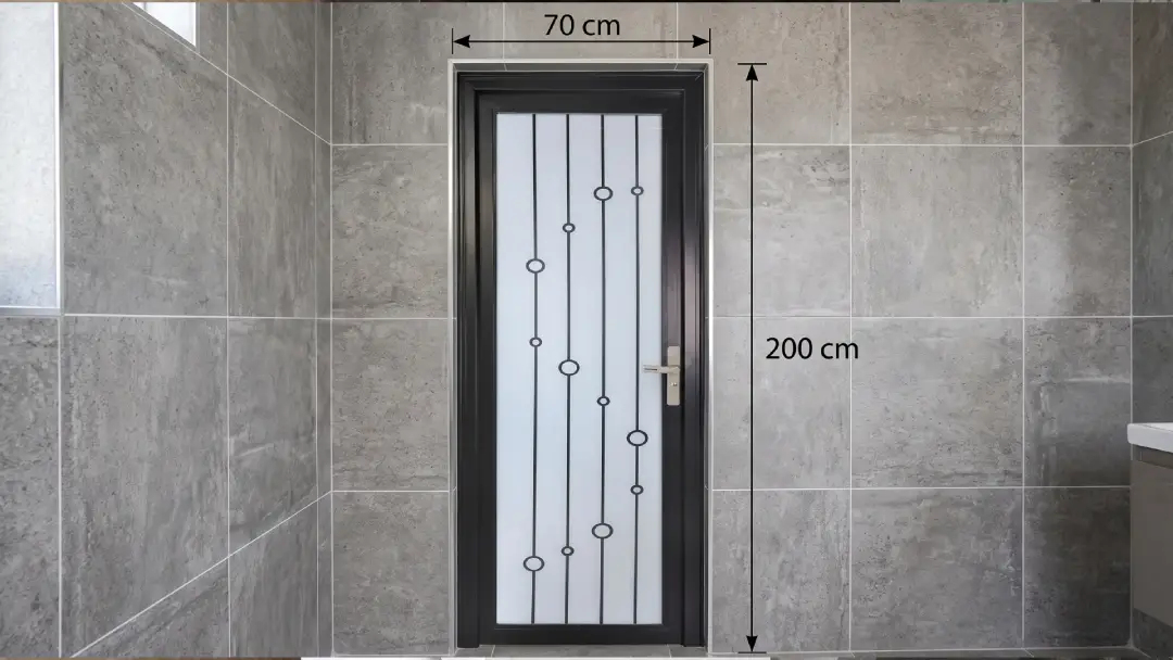 Berapa Lebar Pintu Kamar Mandi FORTRESS Aluminos? Ini Rinciannya!