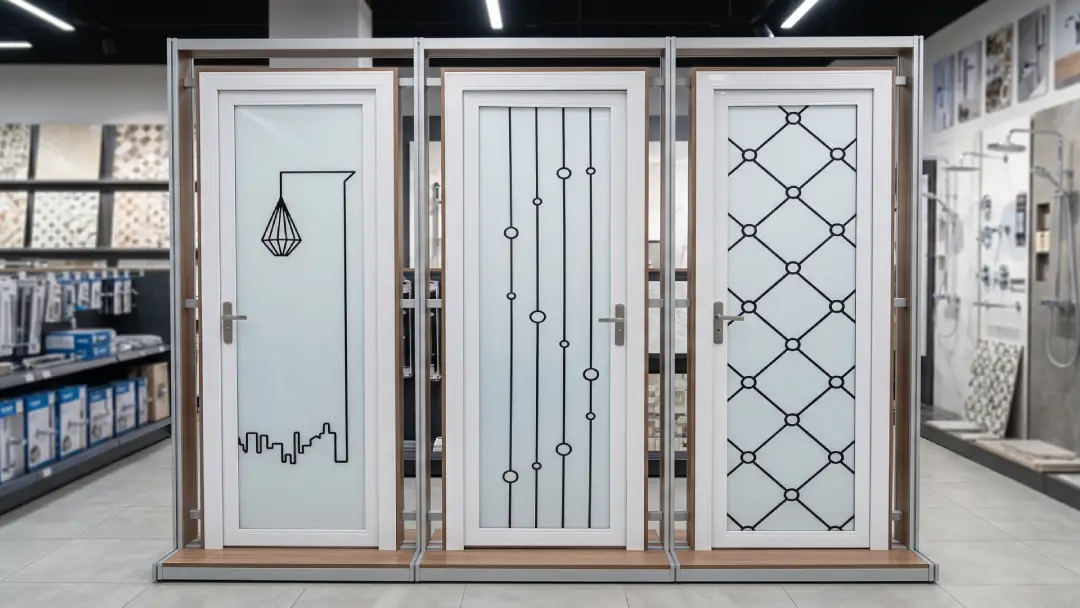 Gaya Modern! Pintu Kamar Mandi Aluminium Warna Putih Fortress Aluminos