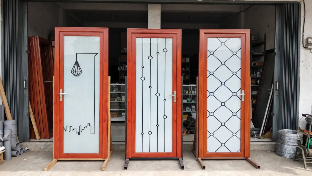 harga pintu kamar mandi aluminium coklat fortress aluminos