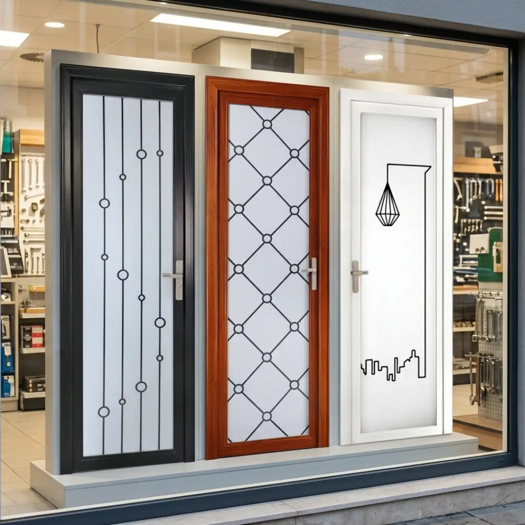 pintu kamar mandi aluminium mewah fortress aluminos