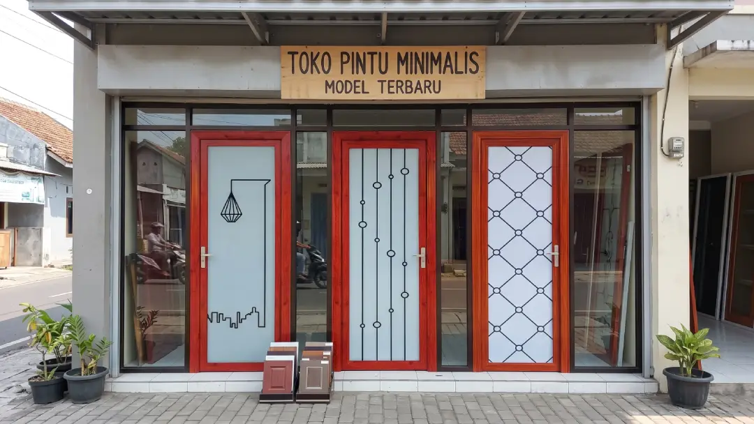 pintu kamar mandi kayu fortress aluminos